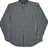 Ralph Lauren Checked Shirt - XL Green Cotton