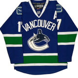 Vancouver Canucks Reebok Jersey - XL Blue Polyester