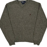 Polo By Ralph Lauren Sweater - Large Gray Wool