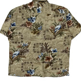 Pierre Cardin Floral Hawaiian Shirt - XL Multicoloured Viscose