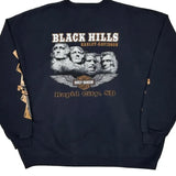 Sturgis 2006 Harley Davidson Graphic Long Sleeve T-Shirt - 2XL Black Cotton