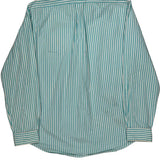 Ralph Lauren Striped Shirt - Large Blue Cotton