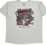 Anvil Graphic T-Shirt - 2XL White Cotton