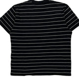 Carhartt Striped T-Shirt - Large Black Cotton
