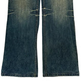 Armani Exchange Boot Cut Jeans - 30W UK 8 Dark Wash Cotton