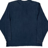 Carhartt Long Sleeve T-Shirt - Large Blue Cotton