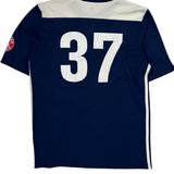 15-16 Years Bayern Munich Adidas Football Shirt - XL Blue Polyester