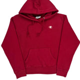 Reverse Weave Champion Hoodie - Medium Red Cotton