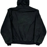 Psc Monroe Mi 250,000 Man Hours Carhartt Jacket - Large Black Cotton
