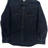 Levis Denim Shirt - Large Black Denim