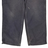 Carhartt Ptb Carpenter Pants - 34W 32L Blue Cotton