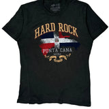 Punta Cana Hard Rock Cafe Single Stitch T-Shirt - Large Black Cotton