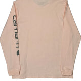 Carhartt Long Sleeve T-Shirt - Medium Pink Cotton