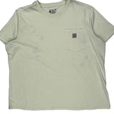 Carhartt T-Shirt - 2XL Green Cotton
