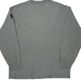 Vancouver Canucks Reebok Nhl Long Sleeve T-Shirt - XL Grey Cotton