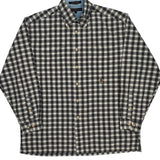 Tommy Hilfiger Checked Shirt - Large Black & White Cotton