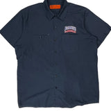 Icehouse Dickies Short Sleeve Shirt - XL Navy Polyester Blend