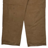 Carhartt Double Knee Carpenter Pants - 38W 32L Brown Cotton