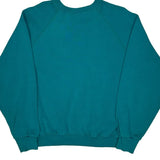 90S Blank Lee Sweatshirt - XL Green Cotton Blend