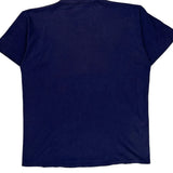 Cpd Badge Russell Athletic T-Shirt - Large Navy Cotton