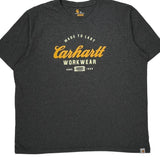 Carhartt T-Shirt - 2XL Gray Cotton