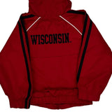 Age 2 Adidas Wisconsin Track Jacket - 2XS Red Polyester