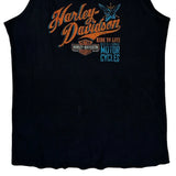 Harley Davidson Graphic Tank Top - 2XL Black Cotton