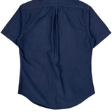Ralph Lauren Slim Fit Short Sleeve Shirt - Medium Blue Cotton
