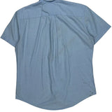 Tommy Hilfiger Short Sleeve Shirt - Large Blue Cotton