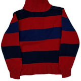 Age 3 Polo By Ralph Lauren Striped 1/4 Zip - XS Blue Cotton