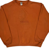 Tweety Six Flags Cartoon Sweatshirt - Large Orange Cotton