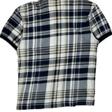 Nautica Checked Polo Shirt - Large Beige Cotton