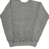 Blank Unbranded Sweatshirt - Medium Grey Cotton Blend