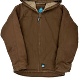 Age 12-14 Berne Jacket - Large Brown Cotton
