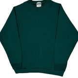 Blank Fruit Of The Loom Sweatshirt - XL Green Cotton Blend