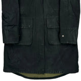 Barbour Wax Coat - Small Black Cotton