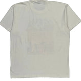 Single Stitch Rose Bowl Fruit Of The Loom Graphic T-Shirt - XL White Cotton Blend
