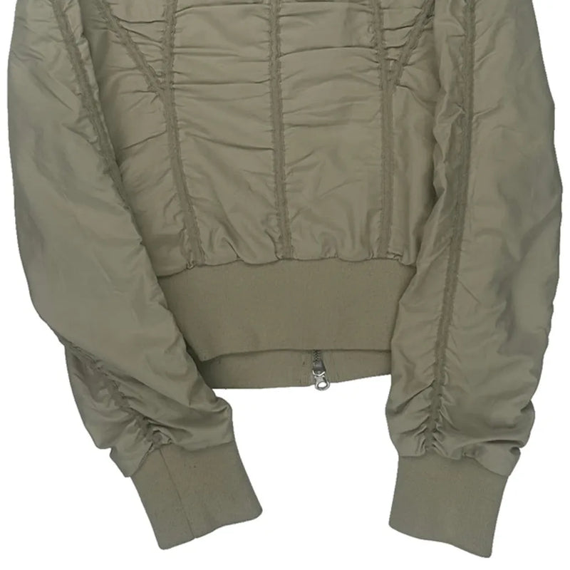 Armani Exchange Bomber Jacket - XS Beige Polyester