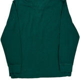 Timberland 1/4 Zip - Large Green Cotton