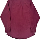 Wrangler Shirt - Large Burgundy Cotton