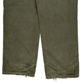 Carhartt Carpenter Trousers - 35W 32L Green Cotton