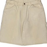 Unbranded Carpenter Shorts - 38W 10L Cream Cotton