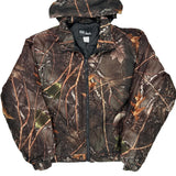 Mossy Oak Camo Puffer - Large Brown Polyester