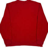 Rl-67 Ralph Lauren Spellout Sweatshirt - Large Red Cotton Blend