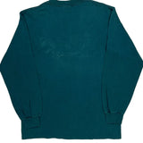 San Diego Oneita Single Stitch Long Sleeve T-Shirt - Medium Green Cotton