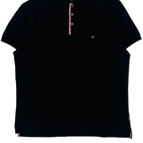 Tommy Hilfiger Polo Shirt - Medium Black Cotton