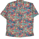 Cooke Street Floral Hawaiian Shirt - Medium Multicoloured Cotton