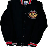 Ohio State Starter College Varsity Jacket - Small Black Polyester