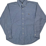 Age 8 Ralph Lauren Shirt - Medium Blue Cotton