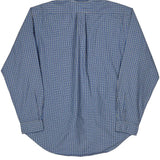 Ralph Lauren Checked Shirt - Large Blue Cotton